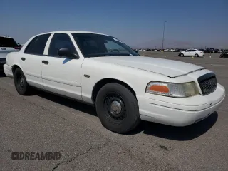 2001 Ford Crown Victoria Police Police Interceptor with VIN 2FAFP71W01X185449, listed as a Copart auction lot 70462294 with 163,830 mi miles and Salvage Title. Bid and sale history available at carsss.com. Image 4.