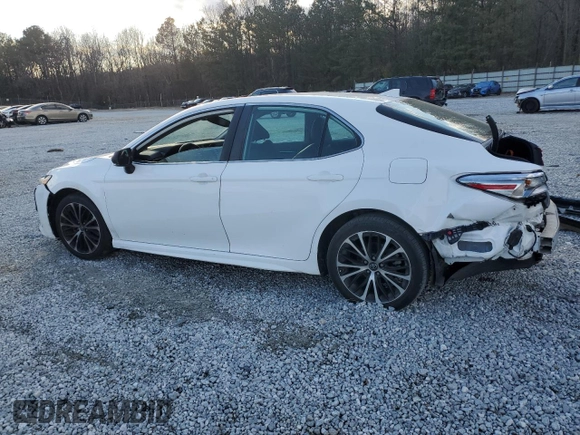 2019 Toyota Camry LE with VIN 4T1B11HK3KU808495, listed as a Copart auction lot 89317665 with 75,581 mi miles and Salvage Title. Bid and sale history available at carsss.com. Image 2.