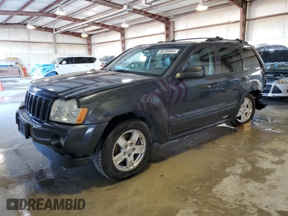 2006 Jeep Grand Cherokee Laredo with VIN 1J4HS48N16C351585, listed as a Copart auction lot 80783644 with 105,684 mi miles and Salvage Title. Bid and sale history available at carsss.com. Image 1.