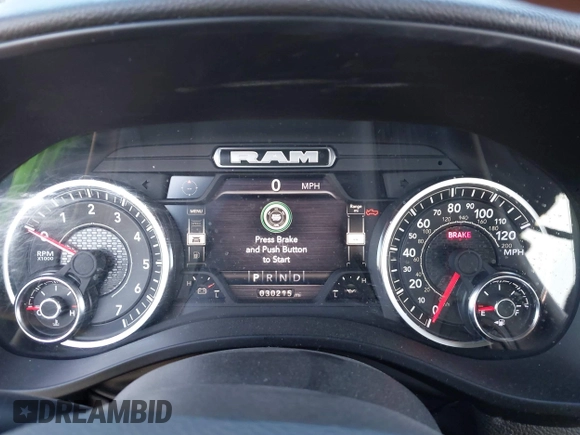 2023 Ram 1500 Big Horn with VIN 1C6SRFFT1PN660751, listed as a IAAI auction lot 41692496 with 30,215 mi miles and . Bid and sale history available at DreamBid. Image 16.