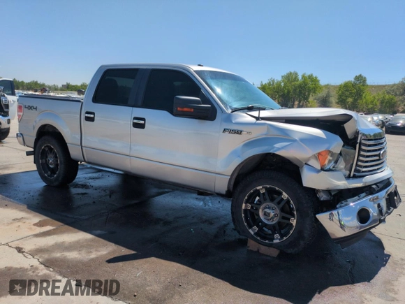 2010 Ford F-150 XL with VIN 1FTFW1EV0AFC02614, listed as a Copart auction lot 58043545 with 138,149 mi miles and Salvage title. Bid and sale history available at DreamBid. Image 4.