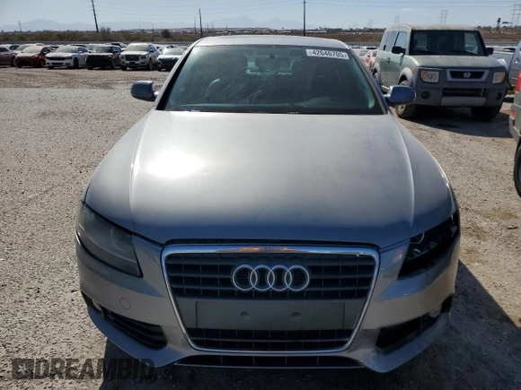 2011 Audi A4 Premium z VIN WAUAFAFL5BN055895, wystawiony jako Copart lot #42646705 z przebiegiem 136 372 mil mil oraz Czysty tytuł • Clean title. Historia ofert i sprzedaży dostępna na DreamBid. Obrazek 5.