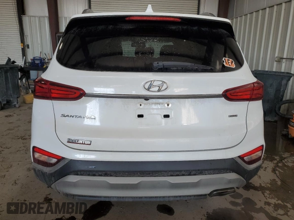 2019 Hyundai Santa Fe SEL with VIN 5NMS3CAD2KH115933, listed as a Copart auction lot 48519895 with 89,229 mi miles and Salvage Title. Bid and sale history available at carsss.com. Image 6.