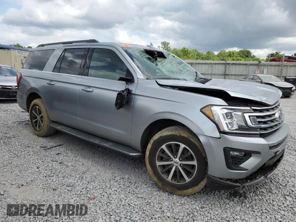 2020 Ford Expedition Max XLT with VIN 1FMJK1HT5LEA12523, listed as a Copart auction lot 56884785 with 159,041 mi miles and Salvage title. Bid and sale history available at DreamBid. Image 4.