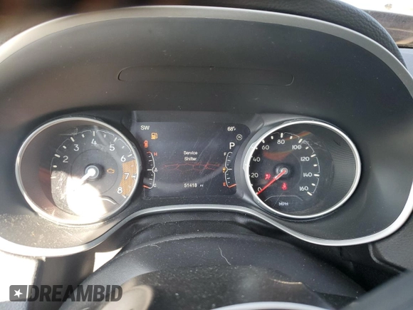 2019 Jeep Compass Latitude z VIN 3C4NJDBB2KT678537, wystawiony jako Copart lot #59527385 z przebiegiem 51 418 mil mil oraz Szkoda całkowita • Salvage title. Historia ofert i sprzedaży dostępna na DreamBid. Obrazek 9.