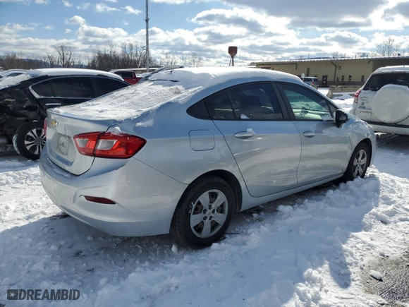 2018 Chevrolet Cruze LS with VIN 1G1BC5SM0J7149524, listed as a Copart auction lot 42113905 with 84,406 mi miles and Salvage Title. Bid and sale history available at carsss.com. Image 3.