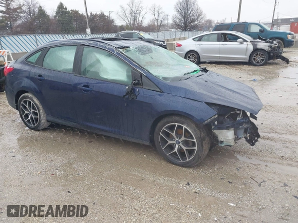 2017 Ford Focus SEL with VIN 1FADP3H29HL312631, listed as a IAAI auction lot 41226591 with 133,814 mi miles. Bid and sale history available at carsss.com. Image 1.