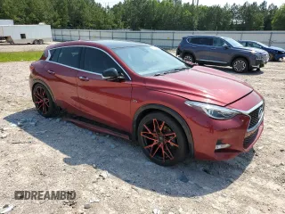 2017 Infiniti QX30 Sport with VIN SJKCH5CP8HA023671, listed as a Copart auction lot 58392695 with 113,602 mi miles and Salvage title. Bid and sale history available at DreamBid. Image 4.