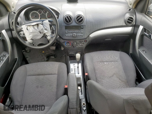 2010 Chevrolet Aveo 1LT with VIN KL1TD5DE9AB116993, listed as a Copart auction lot 55531645 with 167,857 mi miles and Salvage Title. Bid and sale history available at DreamBid. Image 8.
