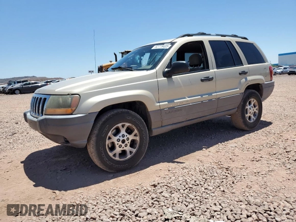 2001 Jeep Grand Cherokee Laredo with VIN 1J4GX48S81C548944, listed as a Copart auction lot 62779405 with 122,594 mi miles and Clean title. Bid and sale history available at DreamBid. Image 1.