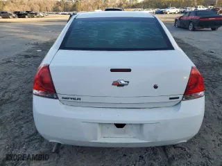 2014 Chevrolet Impala Limited Police Police with VIN 2G1WD5E33E1135931, listed as a Copart auction lot 43159255 with 0 mi miles and Salvage Title. Bid and sale history available at carsss.com. Image 6.