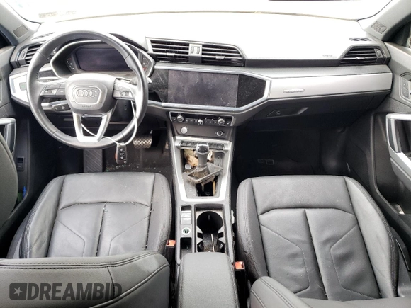 2020 Audi Q3 Premium with VIN WA1AECF39L1075748, listed as a Copart auction lot 72458252 with 36,728 mi miles. Bid and sale history available at carsss.com. Image 8.