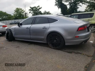 2017 Audi A7 Premium Plus with VIN WAUW2AFC7HN076600, listed as a Copart auction lot 60037813 with 93,547 mi miles. Bid and sale history available at carsss.com. Image 2.