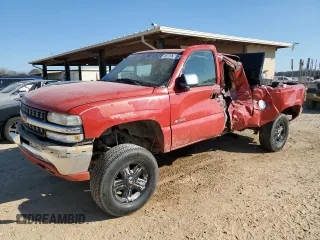 1999 Chevrolet Silverado 1500 LS with VIN 1GCEK19T7XE246012, listed as a Copart auction lot 46930875 with 216,695 mi miles and Salvage Title. Bid and sale history available at carsss.com. Image 1.