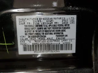 2023 Nissan Sentra S with VIN 3N1AB8BV0PY264344, listed as a Copart auction lot 46303245 with 54,959 mi miles and Salvage Title. Bid and sale history available at DreamBid. Image 15.