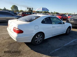 2001 Mercedes-Benz CLK 320/430 with VIN WDBLJ65G31F184950, listed as a Copart auction lot 80781964 with 168,602 mi miles and Clean Title. Bid and sale history available at DreamBid. Image 3.