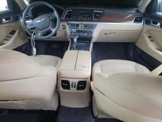 2018 Genesis G80 3.8L with VIN KMHGN4JE0JU254041, listed as a Copart auction lot 69163034 with 32,484 mi miles and Salvage Title. Bid and sale history available at carsss.com. Image 8.