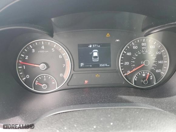 2019 Kia Optima S with VIN 5XXGT4L34KG353216, listed as a Copart auction lot 47810815 with 35,874 mi miles and Salvage Title. Bid and sale history available at carsss.com. Image 9.