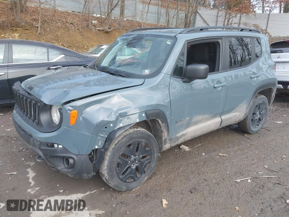 2018 Jeep Renegade Sport with VIN ZACCJBAB2JPH56754, listed as a IAAI auction lot 41541555 with 141,616 mi miles. Bid and sale history available at carsss.com. Image 23.