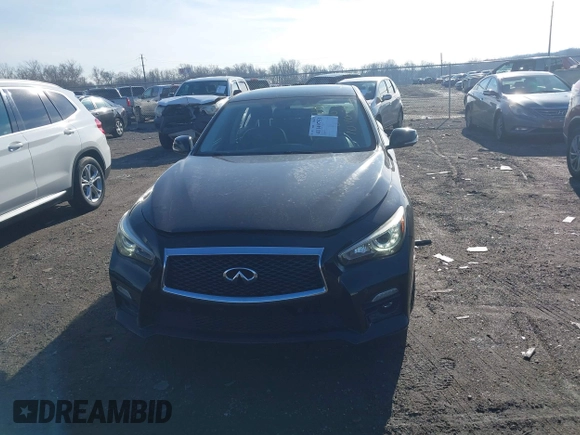 2015 Infiniti Q50 Premium z VIN JN1BV7AR9FM416956, wystawiony jako IAAI lot #41149753 z przebiegiem 81 888 mil mil oraz . Historia ofert i sprzedaży dostępna na DreamBid. Obrazek 12.