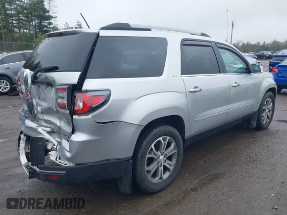 2015 GMC Acadia SLT with VIN 1GKKVRKD6FJ382279, listed as a IAAI auction lot 42165910 with 113,952 mi miles. Bid and sale history available at carsss.com. Image 4.