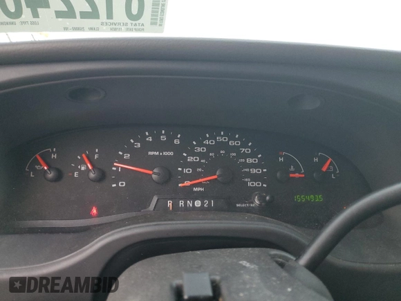 2008 Ford Econoline Cargo Commercial с VIN 1FTSE34L38DA26760, выставлен на аукционе Copart как лот 61698075 с пробегом 155 493 миль миль и Чистый • Clean title. История ставок и продаж доступна на DreamBid. Изображение 9.