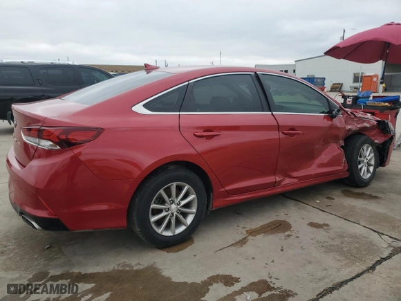 2018 Hyundai Sonata SE with VIN 5NPE24AF1JH656206, listed as a Copart auction lot 45052965 with 62,925 mi miles and Salvage Title. Bid and sale history available at carsss.com. Image 3.