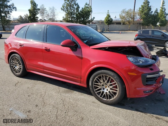 2017 Porsche Cayenne GTS with VIN WP1AD2A2XHLA82557, listed as a Copart auction lot 80534824 with 117,538 mi miles and Salvage Title. Bid and sale history available at carsss.com. Image 4.
