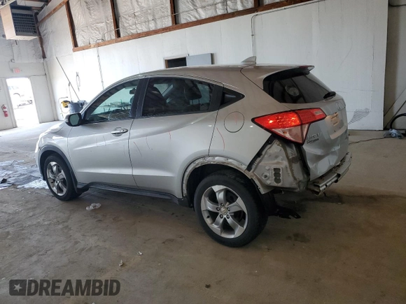 2016 Honda HR-V EX with VIN 3CZRU6H59GM764798, listed as a Copart auction lot 52593155 with 89,491 mi miles and Salvage Title. Bid and sale history available at DreamBid. Image 2.