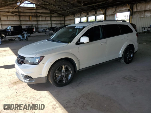 2015 Dodge Journey Crossroad with VIN 3C4PDCGG9FT631347, listed as a Copart auction lot 53991675 with 77,084 mi miles and Salvage Title. Bid and sale history available at DreamBid. Image 1.