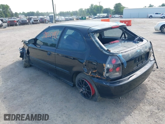 1998 Honda Civic CX with VIN 2HGEJ6321WH112881, listed as a IAAI auction lot 39855441 with 197,139 mi miles. Bid and sale history available at carsss.com. Image 3.
