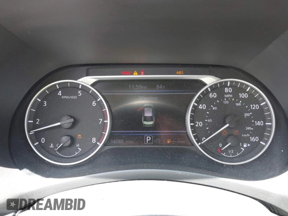 2024 Nissan Sentra SV with VIN 3N1AB8CV1RY315254, listed as a IAAI auction lot 42690988 with 34,080 mi miles and . Bid and sale history available at DreamBid. Image 7.