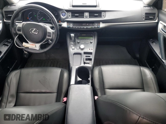 2012 Lexus CT 200h with VIN JTHKD5BH3C2086716, listed as a Copart auction lot 59615095 with 169,104 mi miles and Salvage title. Bid and sale history available at DreamBid. Image 8.