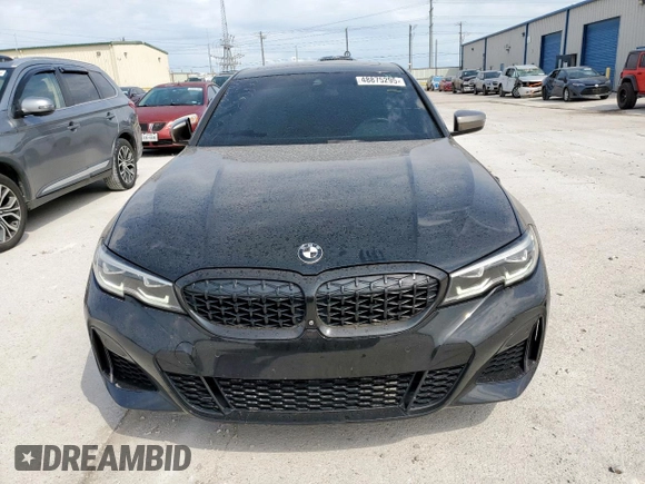 2020 BMW 3 Series M340i xDrive with VIN WBA5U9C04LA380918, listed as a Copart auction lot 48875295 with 72,540 mi miles and Salvage Title. Bid and sale history available at DreamBid. Image 5.
