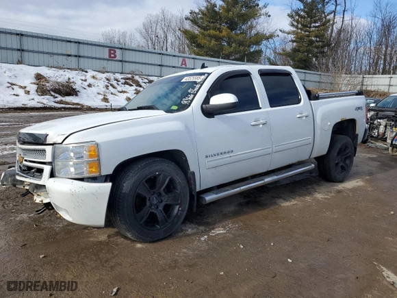 2013 Chevrolet Silverado 1500 LTZ with VIN 3GCPKTE72DG109321, listed as a Copart auction lot 43525585 with 147,939 mi miles and Clean Title. Bid and sale history available at carsss.com. Image 1.
