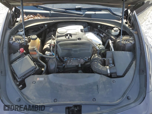 2015 Cadillac CTS Luxury RWD with VIN 1G6AR5SX8F0105026, listed as a Copart auction lot 47985555 with 105,745 mi miles and Salvage Title. Bid and sale history available at DreamBid. Image 11.
