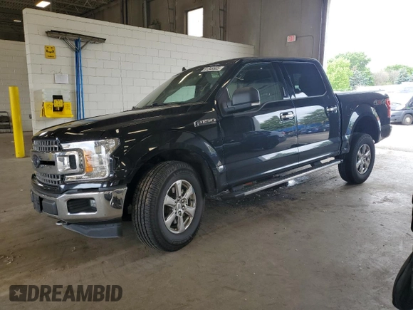 2019 Ford F-150 XL with VIN 1FTEW1EPXKKE15382, listed as a Copart auction lot 61349905 with 92,704 mi miles and Salvage title. Bid and sale history available at DreamBid. Image 1.