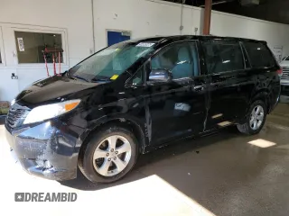 2014 Toyota Sienna L with VIN 5TDZK3DC6ES470318, listed as a Copart auction lot 45523325 with 175,316 mi miles and Salvage Title. Bid and sale history available at carsss.com. Image 1.