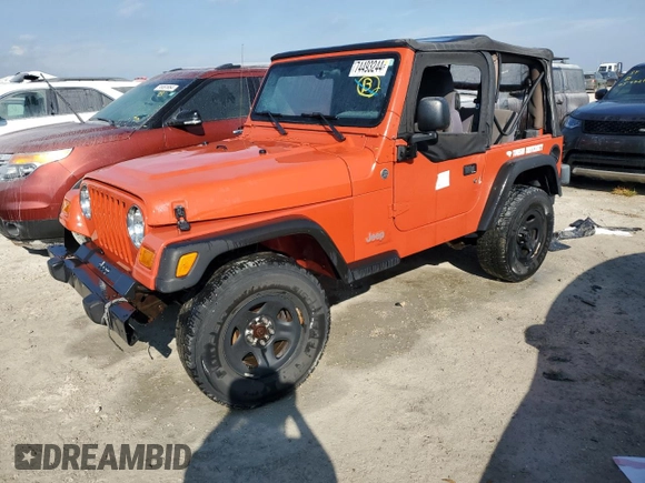 2006 Jeep Wrangler SE with VIN 1J4FA29126P786442, listed as a Copart auction lot 74493244 with 223,884 mi miles and Non Repairable. Bid and sale history available at carsss.com. Image 1.