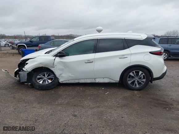 2020 Nissan Murano S with VIN 5N1AZ2AJ4LN154887, listed as a IAAI auction lot 40885300 with 125,735 mi miles. Bid and sale history available at carsss.com. Image 15.