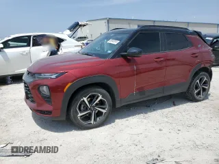 2022 Chevrolet TrailBlazer RS with VIN KL79MTSL9NB103625, listed as a Copart auction lot 65945014 with 26,117 mi miles and Salvage Title. Bid and sale history available at carsss.com. Image 1.
