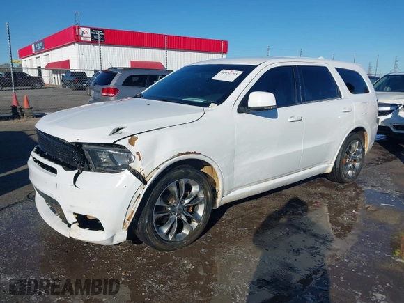 2019 Dodge Durango GT Plus with VIN 1C4RDHDG1KC650717, listed as a IAAI auction lot 40952795 with 198,418 mi miles and . Bid and sale history available at carsss.com. Image 17.