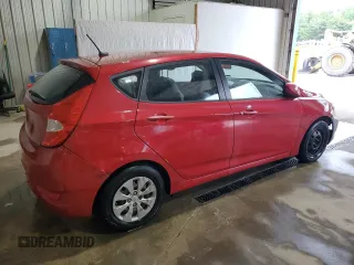2015 Hyundai Accent GS with VIN KMHCT5AE8FU220916, listed as a Copart auction lot 55461005 with 197,811 mi miles and Salvage Title. Bid and sale history available at carsss.com. Image 3.