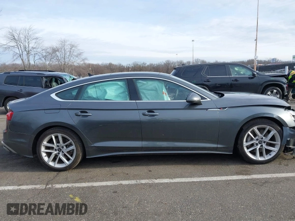 2023 Audi A5 Sportback S line Premium Plus with VIN WAUFACF5XPA055830, listed as a IAAI auction lot 41506151 with 10,562 mi miles. Bid and sale history available at carsss.com. Image 13.