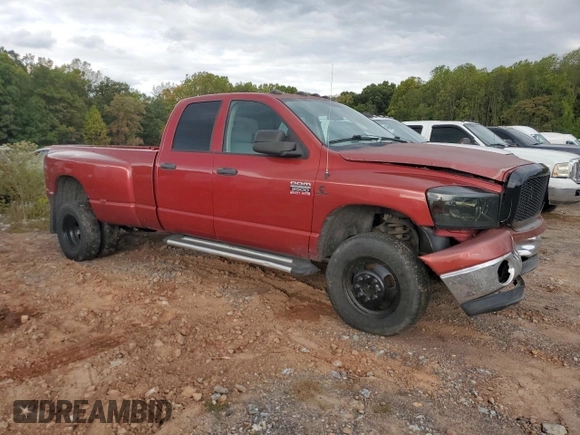 2008 Dodge Ram 3500 SLT with VIN 3D7MX48A08G234993, listed as a Copart auction lot 71839064 with 0 mi miles and Salvage Title. Bid and sale history available at carsss.com. Image 4.