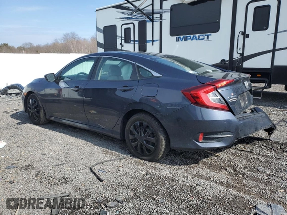2020 Honda Civic LX with VIN 2HGFC2F6XLH526078, listed as a Copart auction lot 47649975 with 76,364 mi miles and Salvage Title. Bid and sale history available at DreamBid. Image 2.