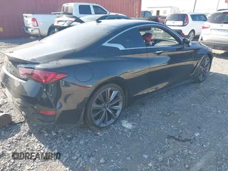 2022 Infiniti Q60 Red Sport 400 with VIN JN1FV7LK0NM660799, listed as a IAAI auction lot 41991772 with 26,997 mi miles and . Bid and sale history available at DreamBid. Image 4.