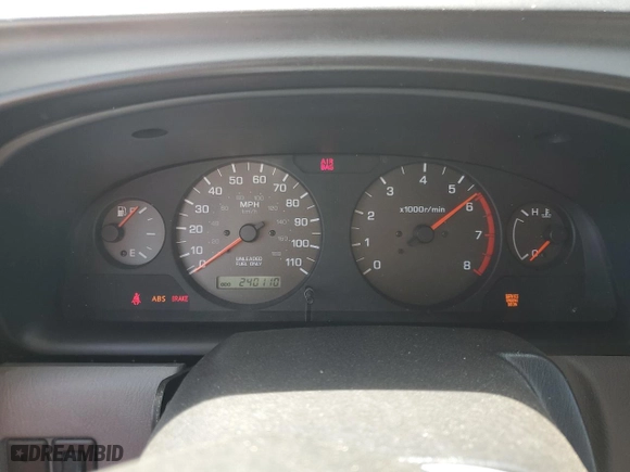 2000 Nissan Xterra XE with VIN 5N1ED28Y5YC536450, listed as a Copart auction lot 49989665 with 240,110 mi miles and Salvage Title. Bid and sale history available at carsss.com. Image 9.