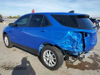 2024 Chevrolet Equinox LS with VIN 3GNAXHEG8RL306729, listed as a Copart auction lot 82551554 with 18,316 mi miles and Clean Title. Bid and sale history available at DreamBid. Image 2.