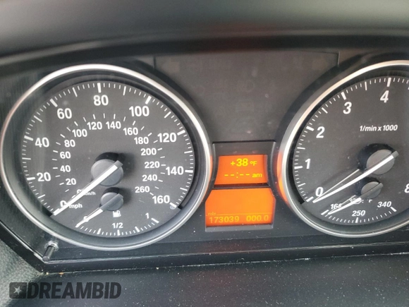 2008 BMW 3 Series 335xi with VIN WBAVD53568A285840, listed as a Copart auction lot 44338085 with 173,039 mi miles and Clean Title. Bid and sale history available at carsss.com. Image 9.